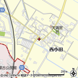福岡県筑紫野市西小田744周辺の地図