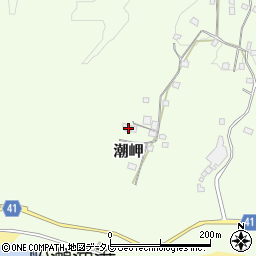 和歌山県東牟婁郡串本町潮岬909周辺の地図