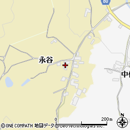 福岡県朝倉市日向石1214周辺の地図