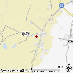 福岡県朝倉市日向石1214周辺の地図