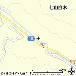 佐賀県唐津市七山白木2008周辺の地図