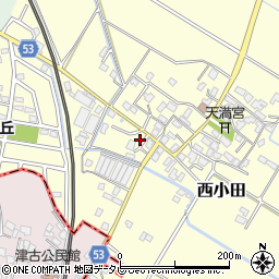福岡県筑紫野市西小田748-1周辺の地図