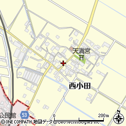 福岡県筑紫野市西小田742周辺の地図