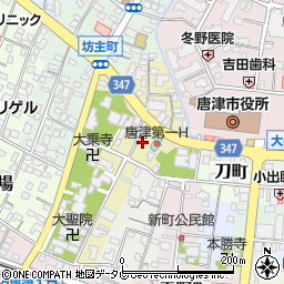 佐賀県唐津市西寺町周辺の地図