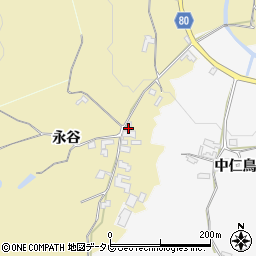 福岡県朝倉市日向石1191周辺の地図