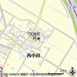 福岡県筑紫野市西小田688周辺の地図