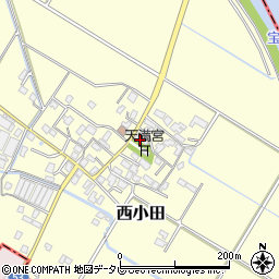 福岡県筑紫野市西小田579周辺の地図