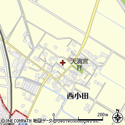福岡県筑紫野市西小田741周辺の地図
