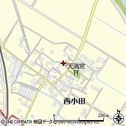福岡県筑紫野市西小田736周辺の地図