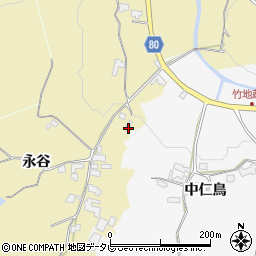 福岡県朝倉市日向石1183周辺の地図