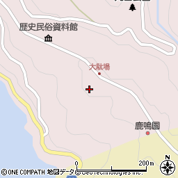 愛媛県大洲市肱川町山鳥坂241周辺の地図