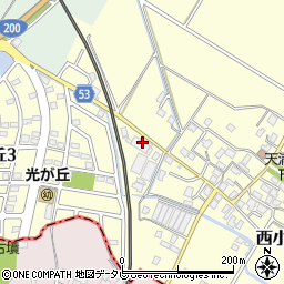 福岡県筑紫野市西小田822周辺の地図