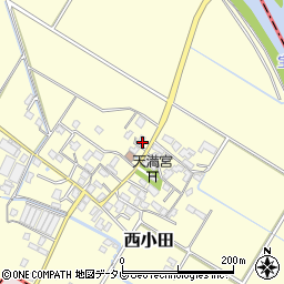 福岡県筑紫野市西小田738周辺の地図