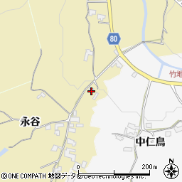 福岡県朝倉市日向石1185周辺の地図