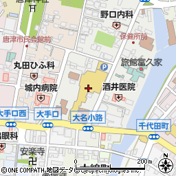 美容ピュア唐津店周辺の地図