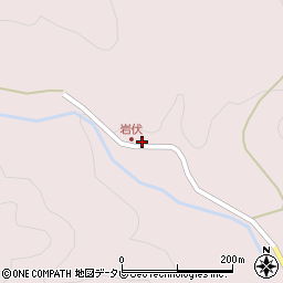 大分県中津市山国町中摩1059周辺の地図