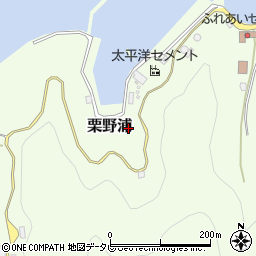 愛媛県八幡浜市栗野浦周辺の地図