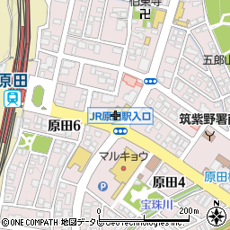 トヨタカローラ福岡　原田駅前店周辺の地図