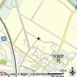 福岡県筑紫野市西小田周辺の地図
