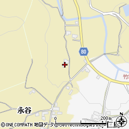 福岡県朝倉市日向石1151周辺の地図