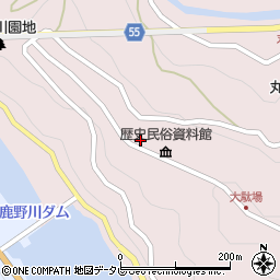 愛媛県大洲市肱川町山鳥坂236周辺の地図