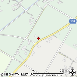 福岡県朝倉市楢原38周辺の地図