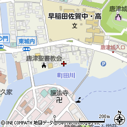佐賀県唐津市東城内14-24周辺の地図