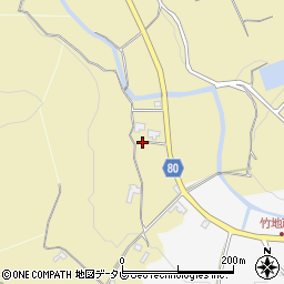 福岡県朝倉市日向石1161-1周辺の地図
