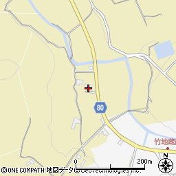 福岡県朝倉市日向石1161周辺の地図