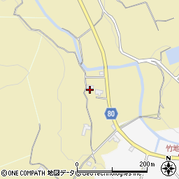福岡県朝倉市日向石1157周辺の地図