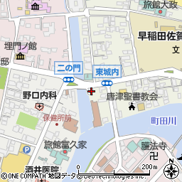 佐賀県唐津市東城内1-5周辺の地図