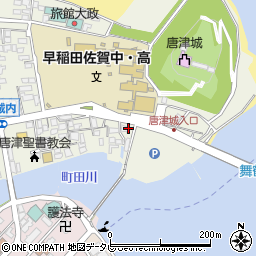 佐賀県唐津市東城内13-2周辺の地図