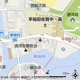 佐賀県唐津市東城内15周辺の地図