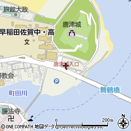 佐賀県唐津市東城内12周辺の地図