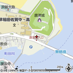 佐賀県唐津市東城内12-11周辺の地図