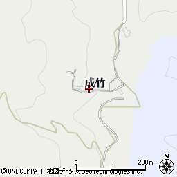 福岡県那珂川市成竹1197周辺の地図