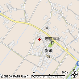 福岡県朝倉郡筑前町東小田1885周辺の地図