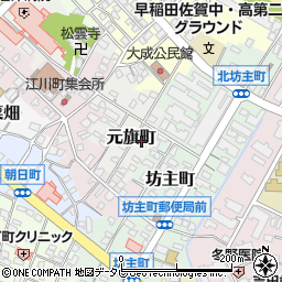 佐賀県唐津市元旗町614周辺の地図