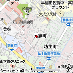 佐賀県唐津市元旗町617周辺の地図