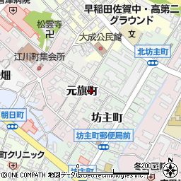 佐賀県唐津市元旗町611周辺の地図