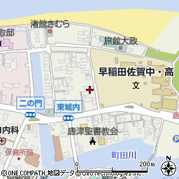 佐賀県唐津市東城内6-39周辺の地図