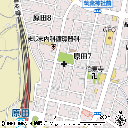 原田中町公園周辺の地図