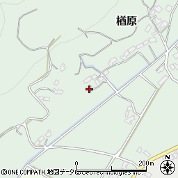 福岡県朝倉市楢原444周辺の地図