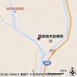 大分県中津市山国町槻木1039周辺の地図