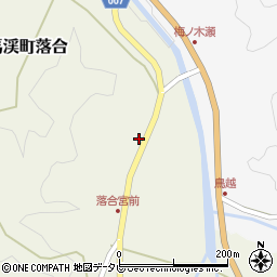 大分県中津市本耶馬渓町落合846周辺の地図