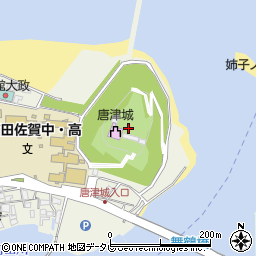 舞鶴公園周辺の地図
