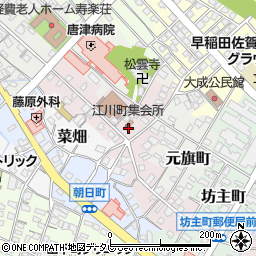 江川町集会所周辺の地図