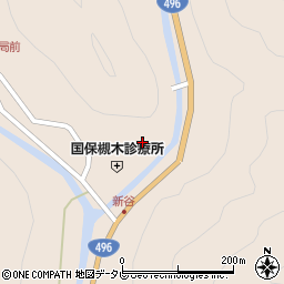 大分県中津市山国町槻木1085周辺の地図