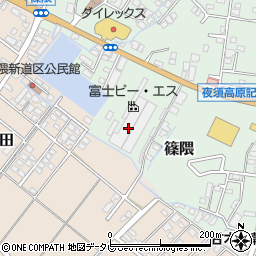 福岡県朝倉郡筑前町篠隈184周辺の地図