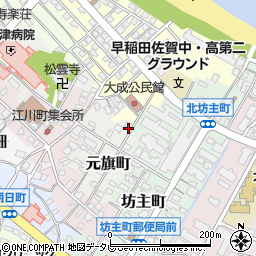 佐賀県唐津市元旗町602周辺の地図
